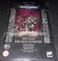 Warhammer 40 000 Death Guard Biologus Putrifier. NOWE