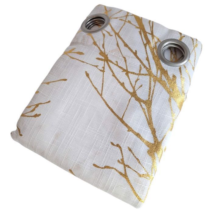 Zasłony firany gałęzie drzewa 127x175cm 2szt