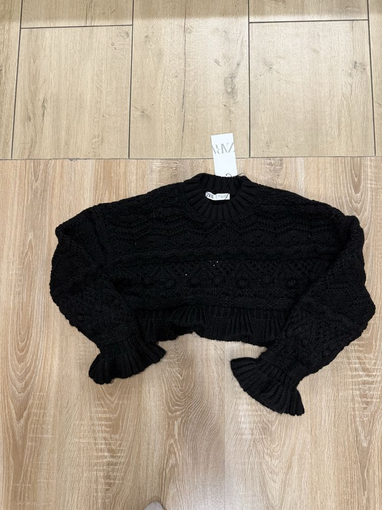 Sweter sweterek crop top