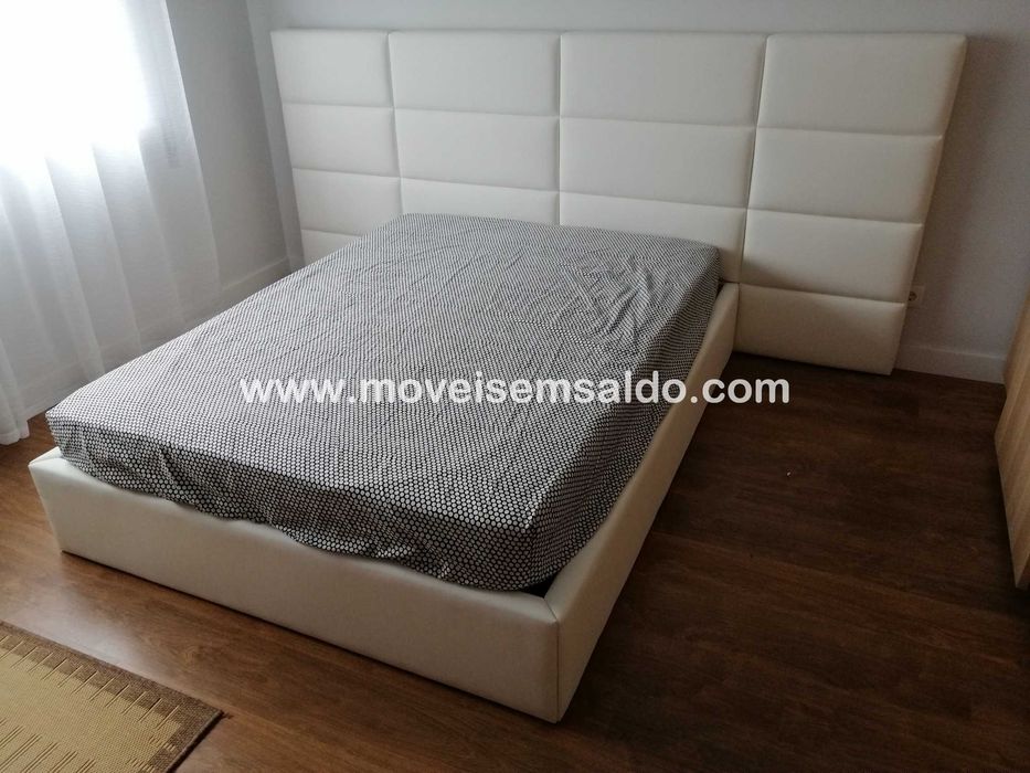 Cama de Casal Estofada - Fabricamos todas medidas, materiais e cores