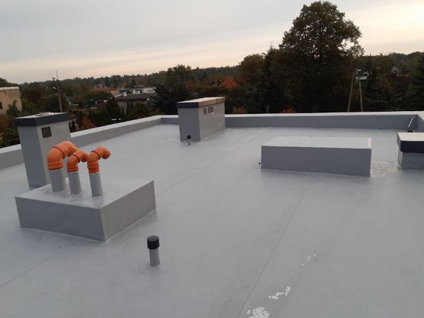 dach płaski,membrana ,papa,stropodach, hydroizolacja taras balkon