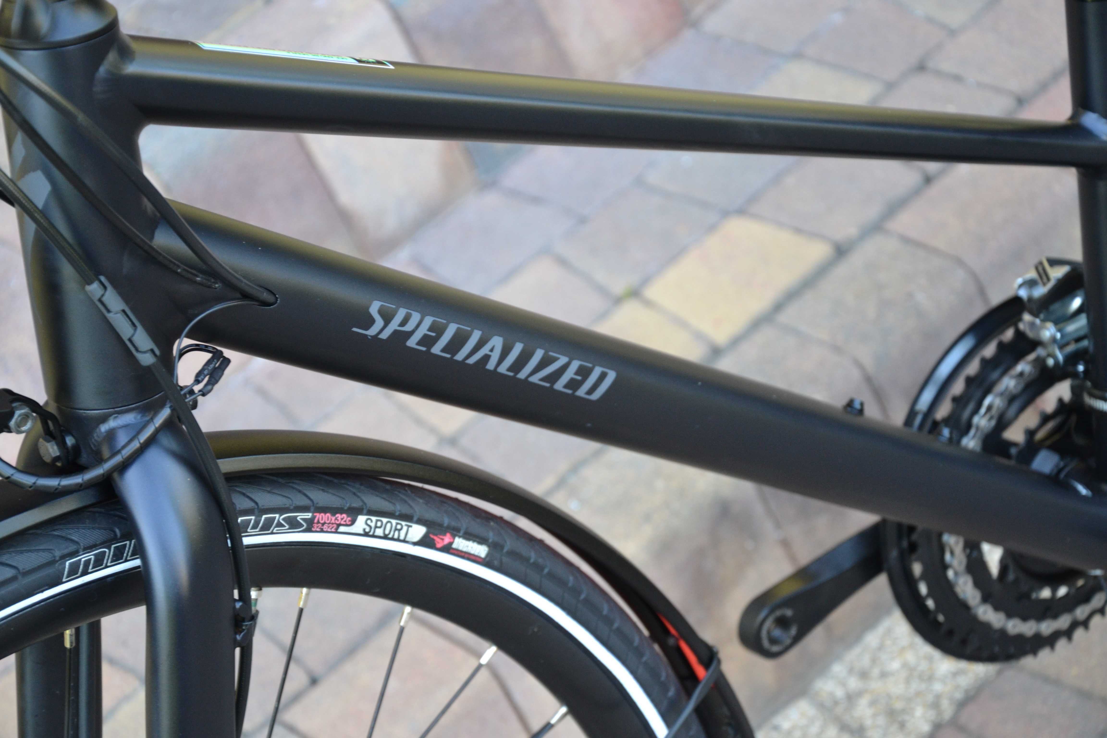 Specialized Sirrus Black Top Shimano 3x8 dynamo LED M jak nowy!