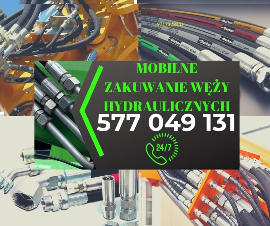 Zakuwanie Węży Zabrze hydraulicznych mobilne i stacjonarne