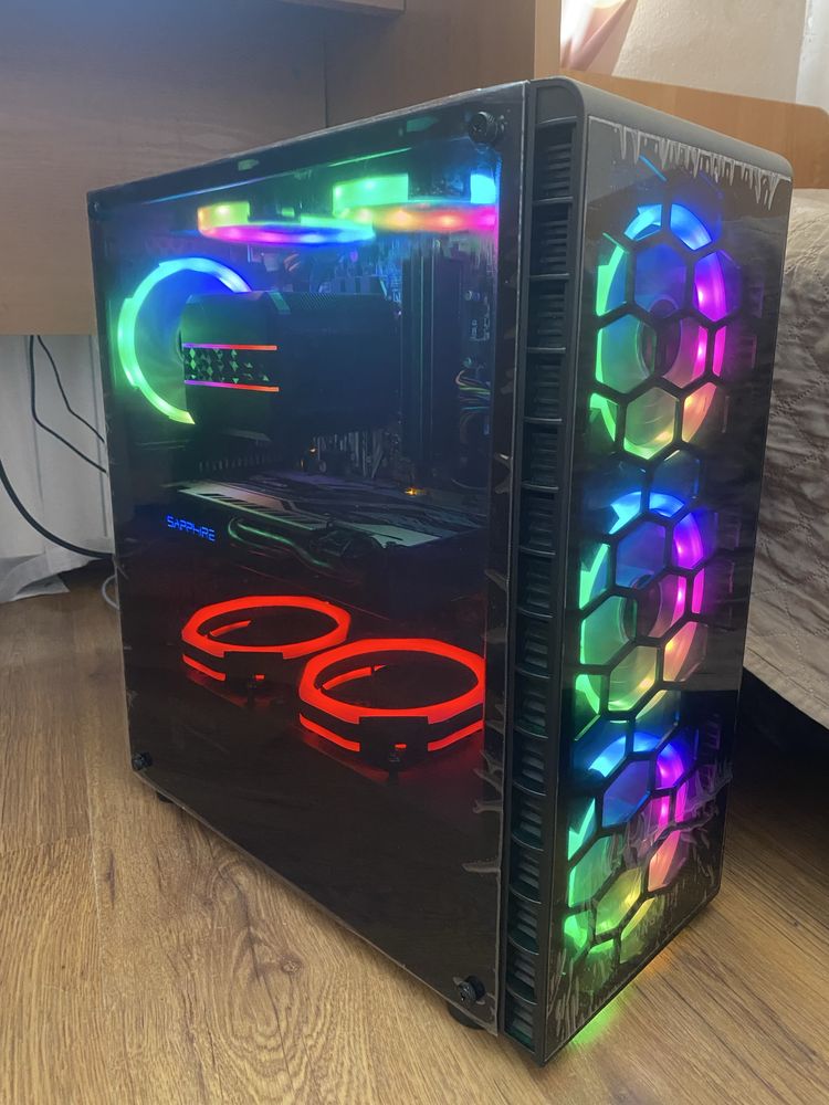 Ігровий ПК RX 580 Sapphire nitro + ОЗУ ddr4 16GB SSD 256GB