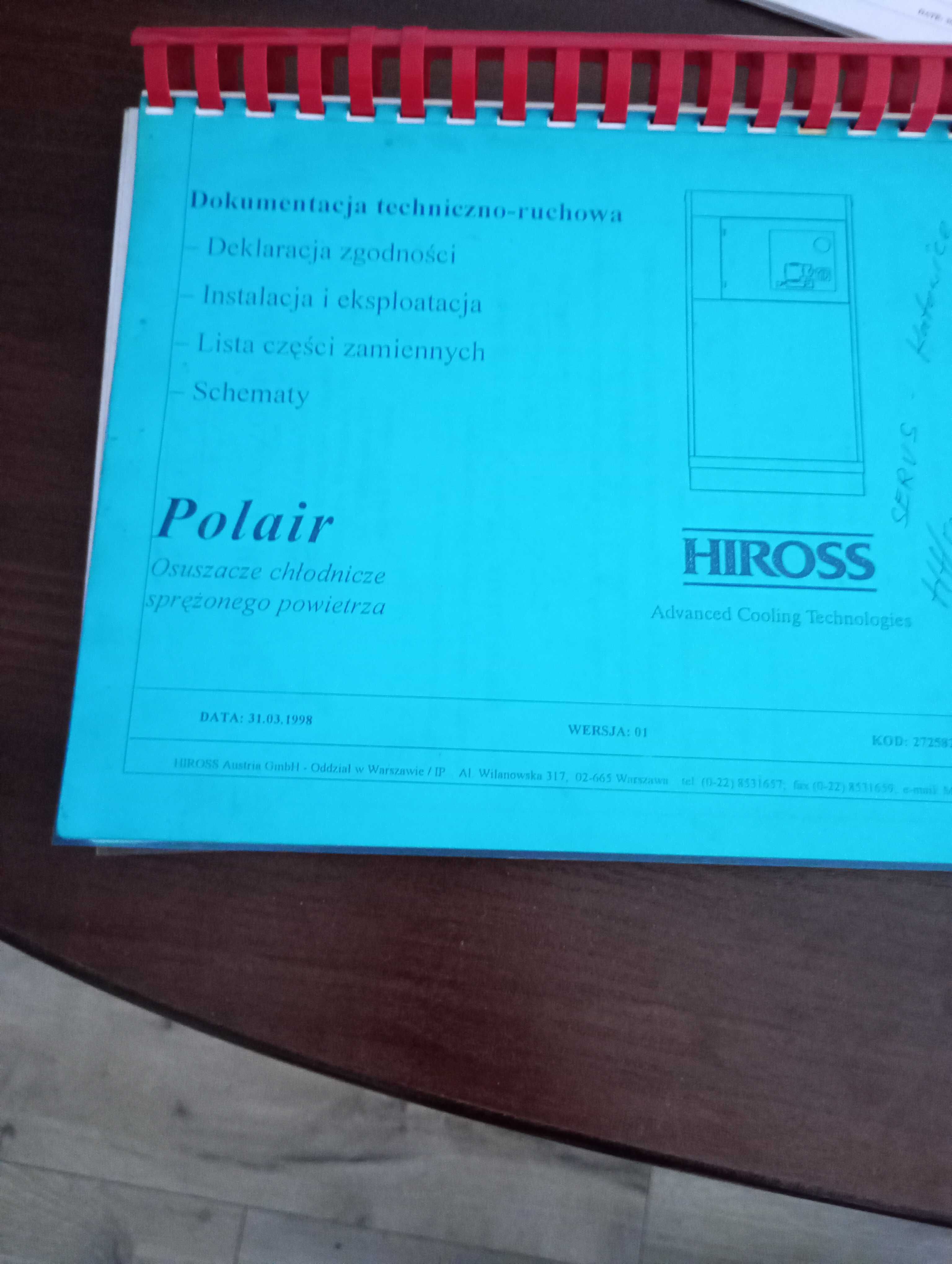 Osuszacz chłodniczy powietrza Kompresor Polair Hiross/ Polestar Smart