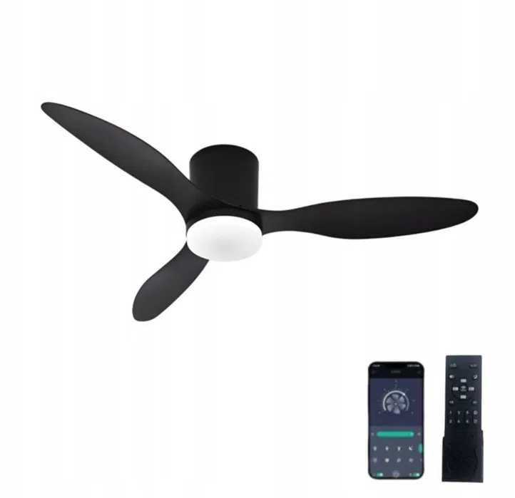 Люстра з підігрівом (піднімає тепло з підлоги) венге 105см з Д/У Wifi