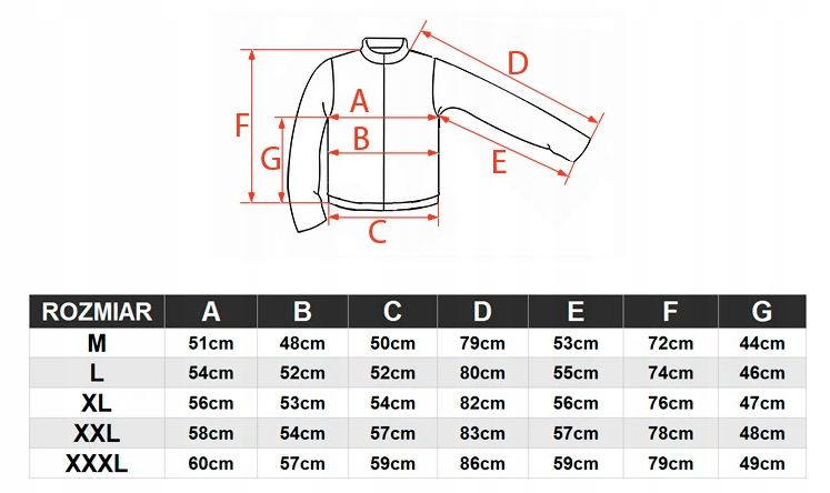 4f Męski Cienki Polar Bluza Polarowa / Xxxl 3xl