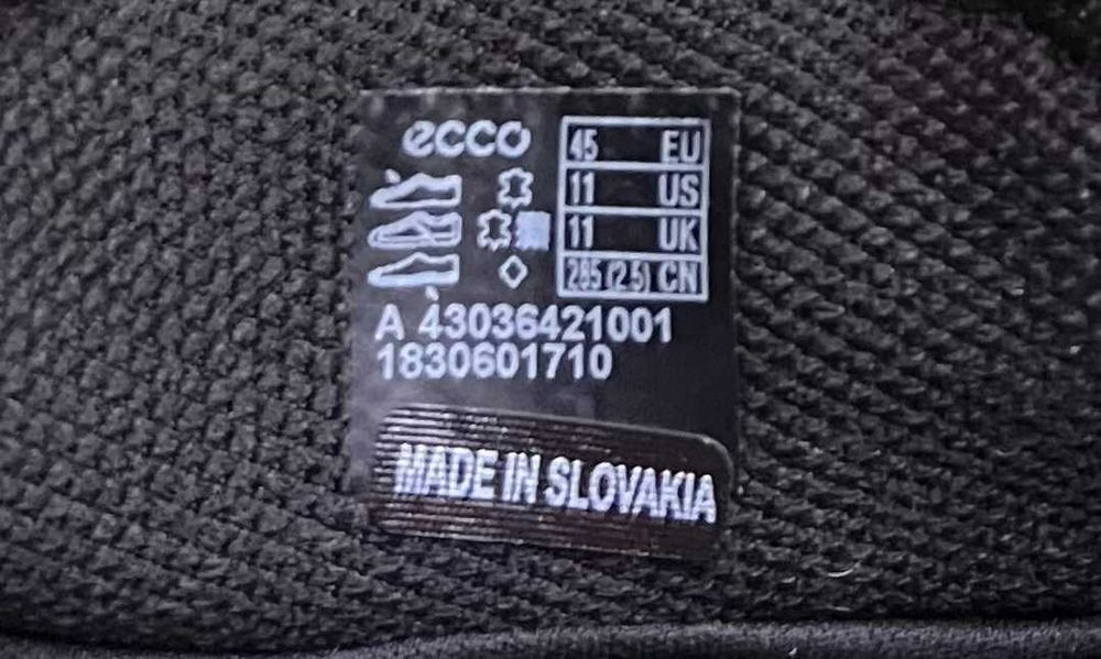 Продам чоловічі черевики кеди кросівки Ecco Gore Tex