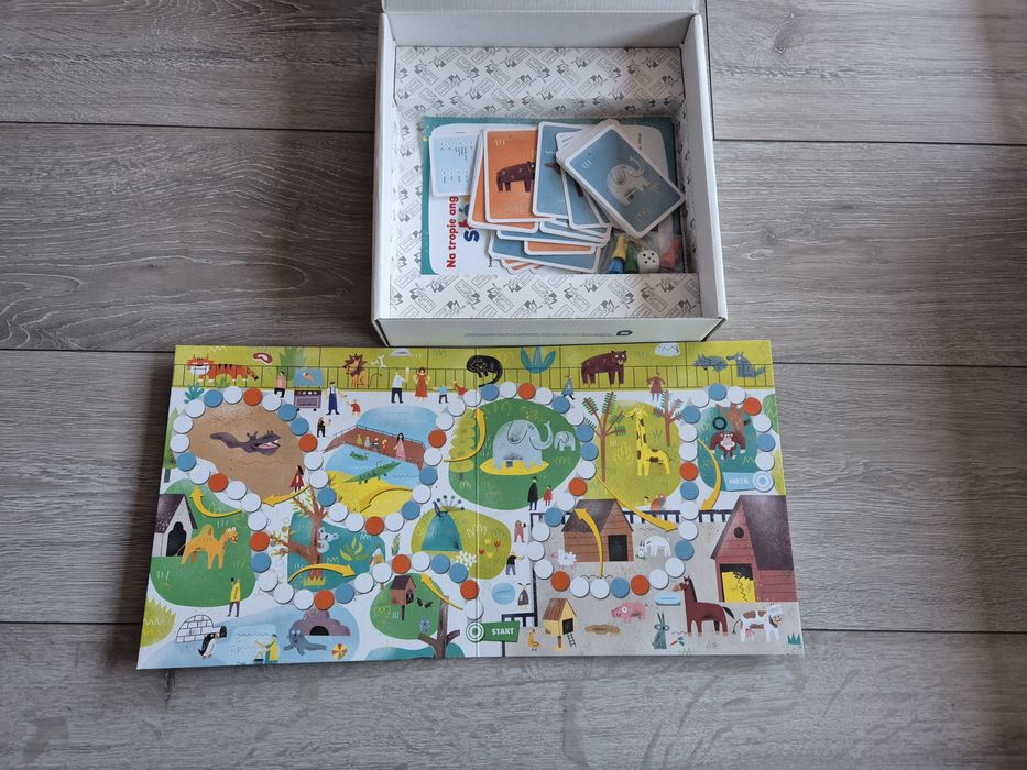 Na tropie angielskich słówek. Gra. 3+