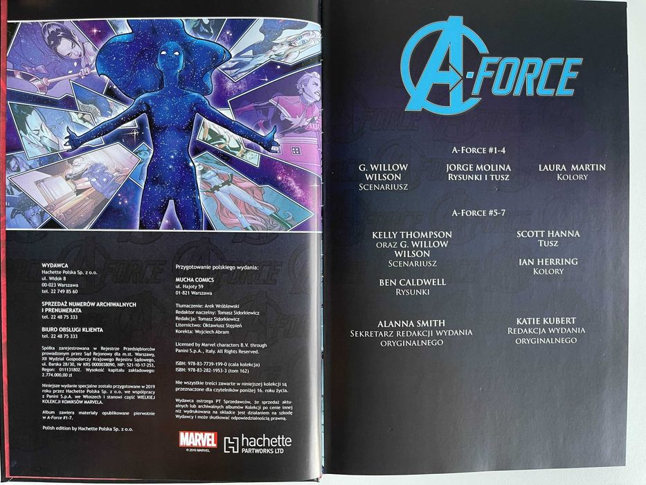 A-Force: Hiperczas. WKKM 162. Komiks. Marvel. She-Hulk, Captain Marvel