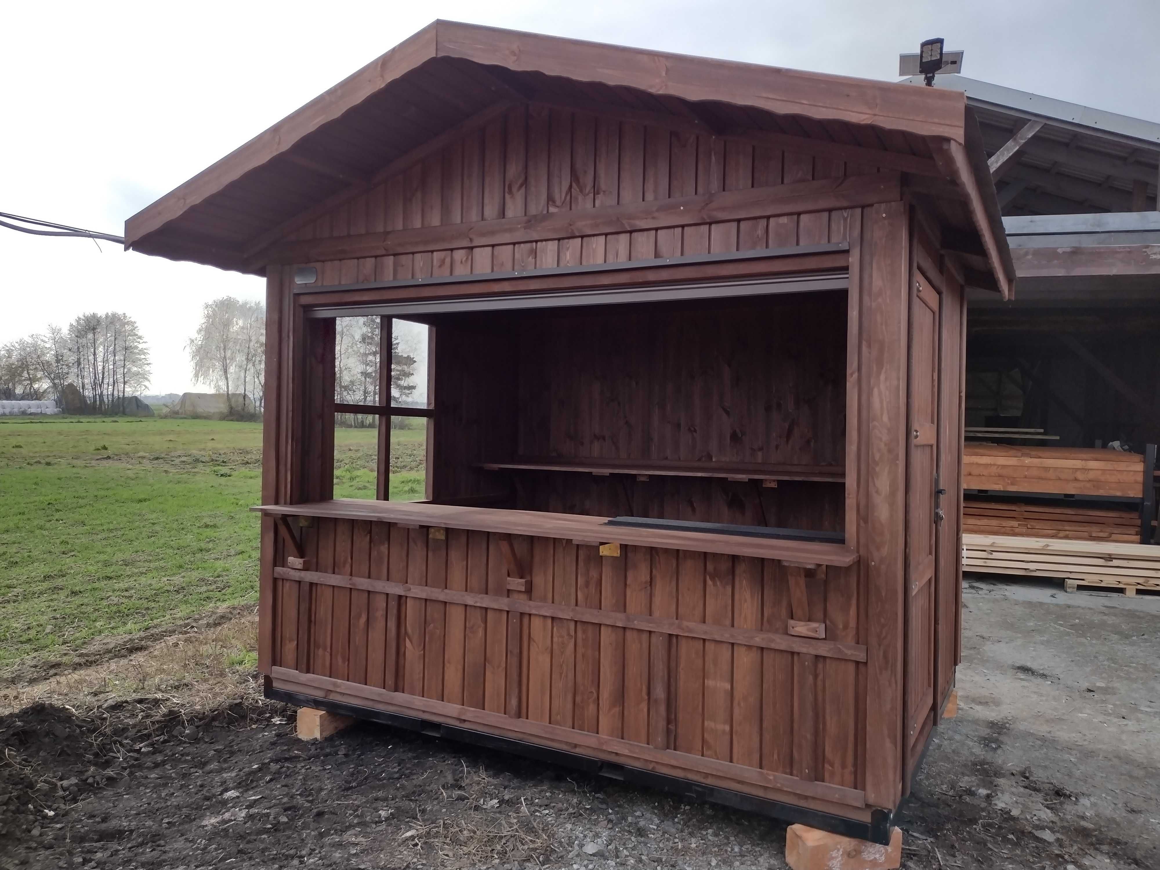 domek handlowy kiosk stragan stalowa rama mobilny