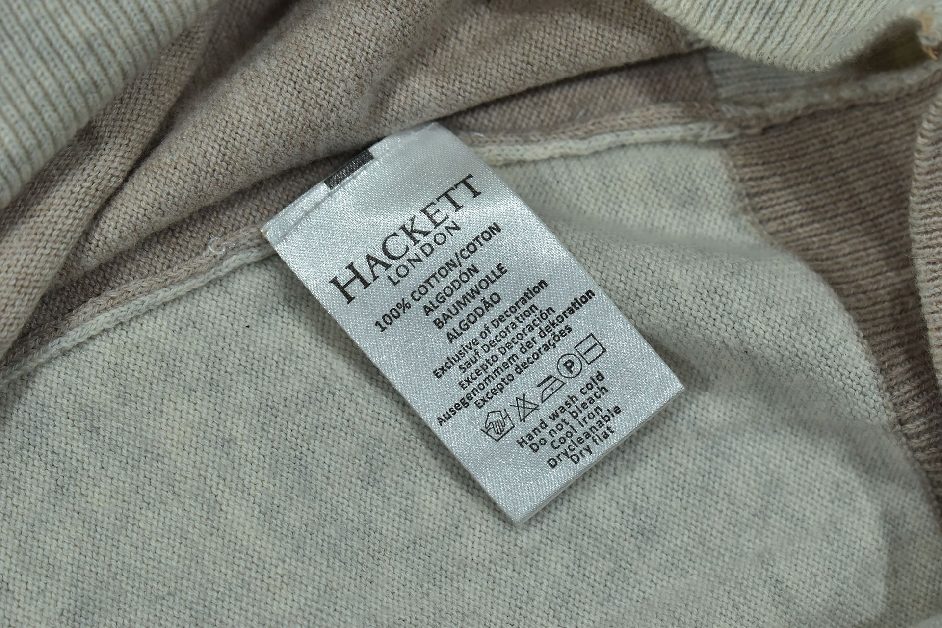 HACKETT Sweter Męski bez Rękawów Kamizelka / XXL