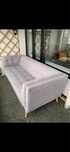 Sofa pikowana szara