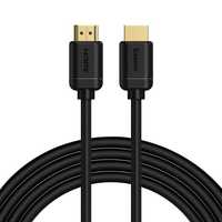 Baseus kabel przewód HDMI 2.0 4K 60 Hz 3D HDR 18 Gbps 3m czarny