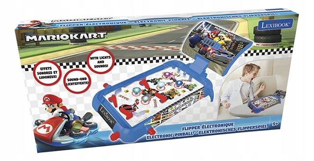 Fliper Pinball Elektroniczny Super Mario Kart 50Cm