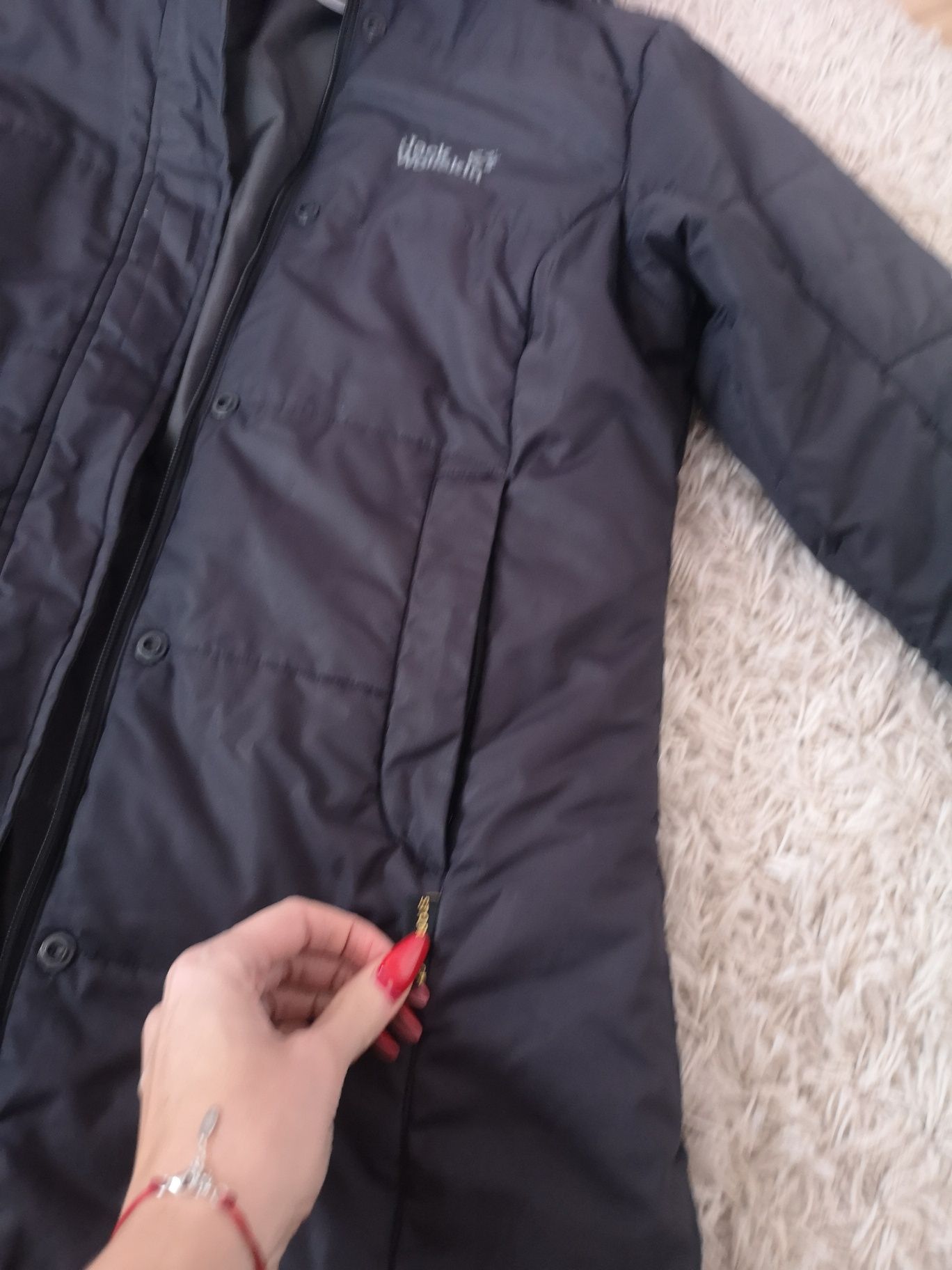 Parka damska kurtka Długa płaszczyk Jack Wolfskin L