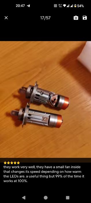 Міні лінза LED. Світлодіодні Міні лінзи H7 12-24V 110W 30000Lm Біле св