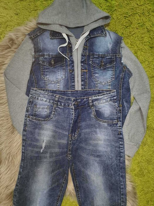 Джинсовый костюм Mayoral Monnalisa 164рост