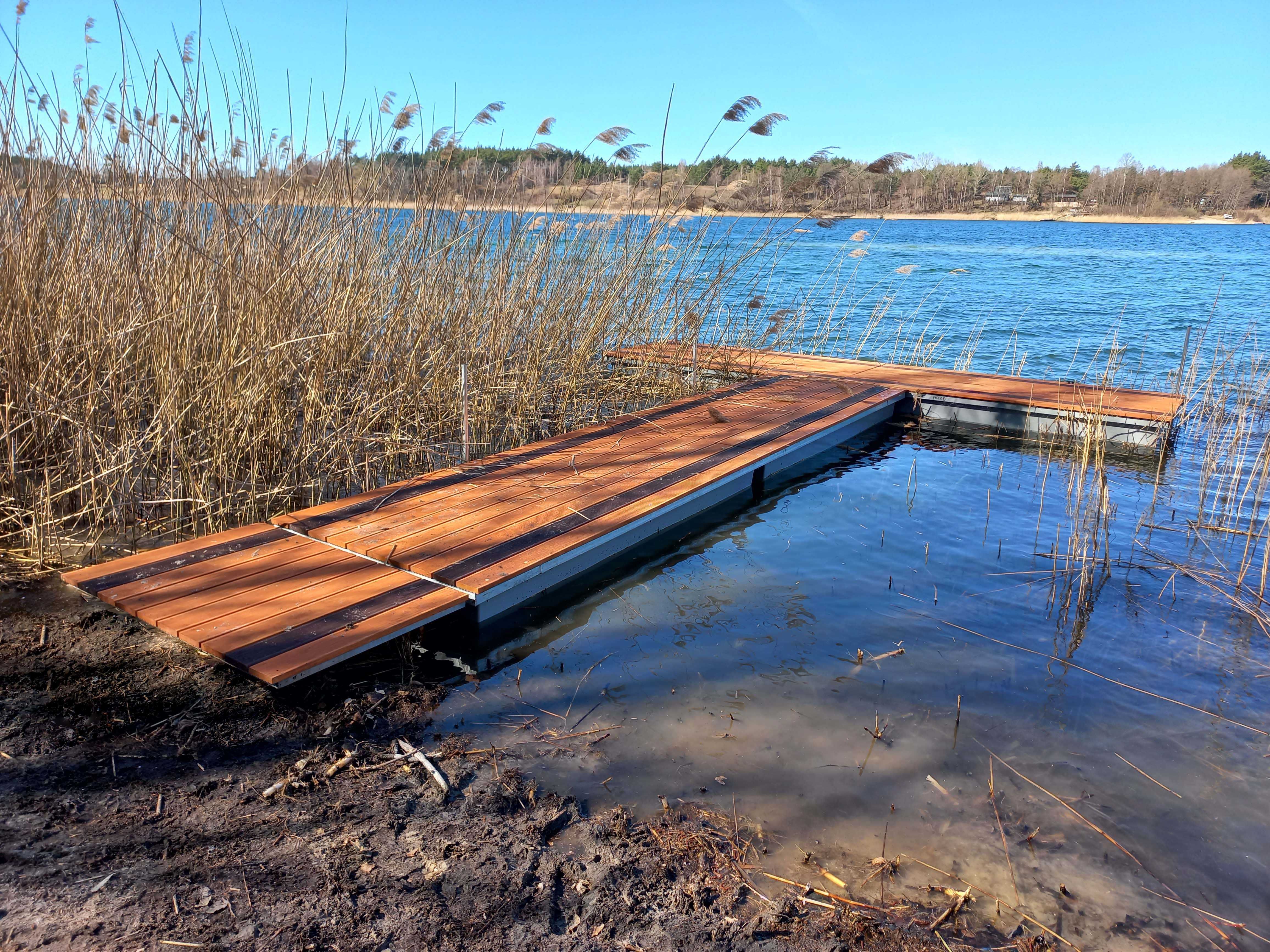 Pomost Pływający Pomosty Pływające Platforma Wyspa Rower wodny molo