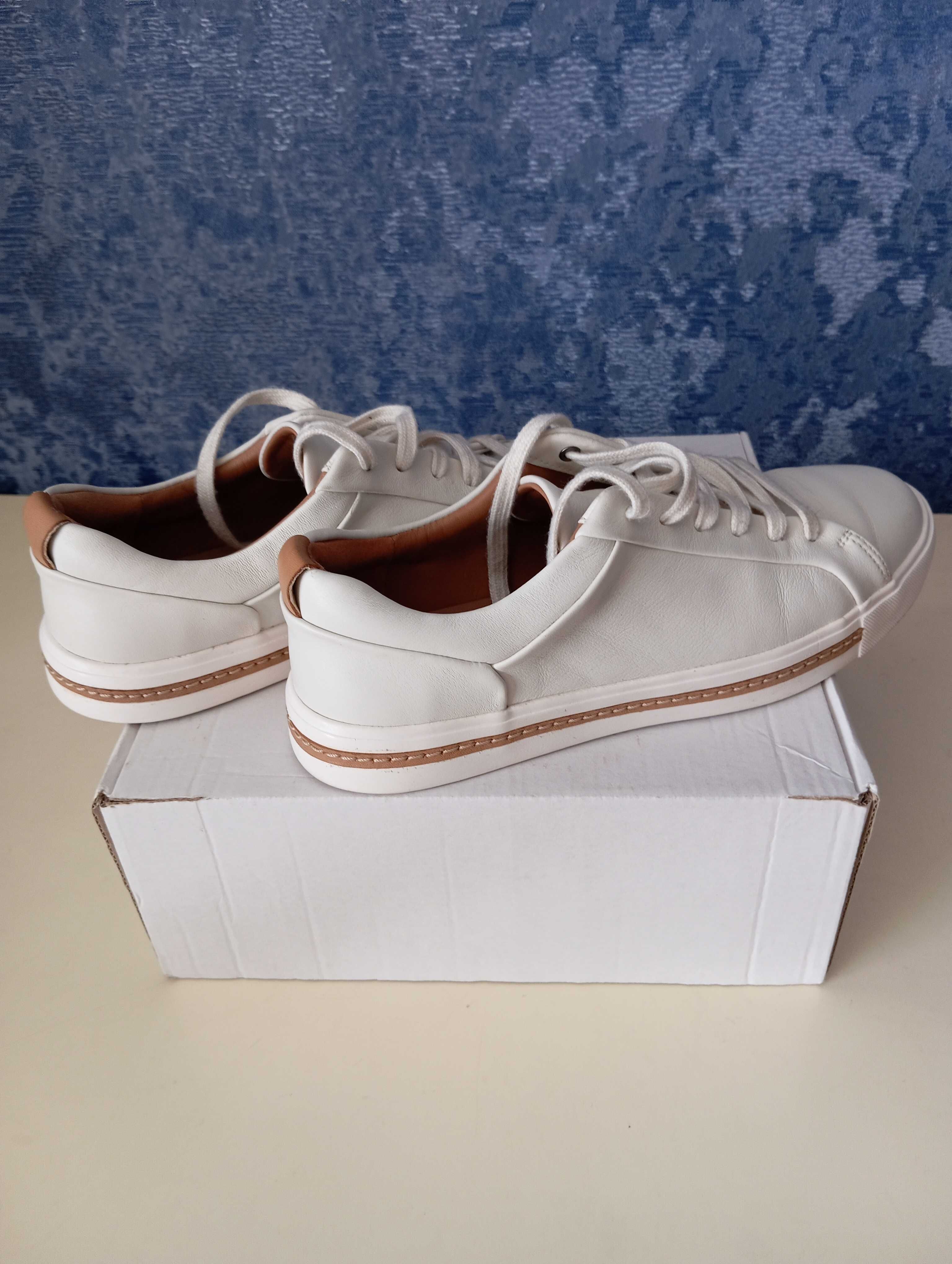 Сникерcы Un Maui Lace, кожаные кроссовки Clarks, размер 35,5
