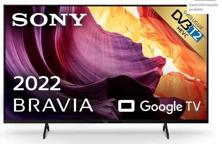 Tv Sony 75 cali KD-75X81K 75" LED 4K Google TV stan jak nowy