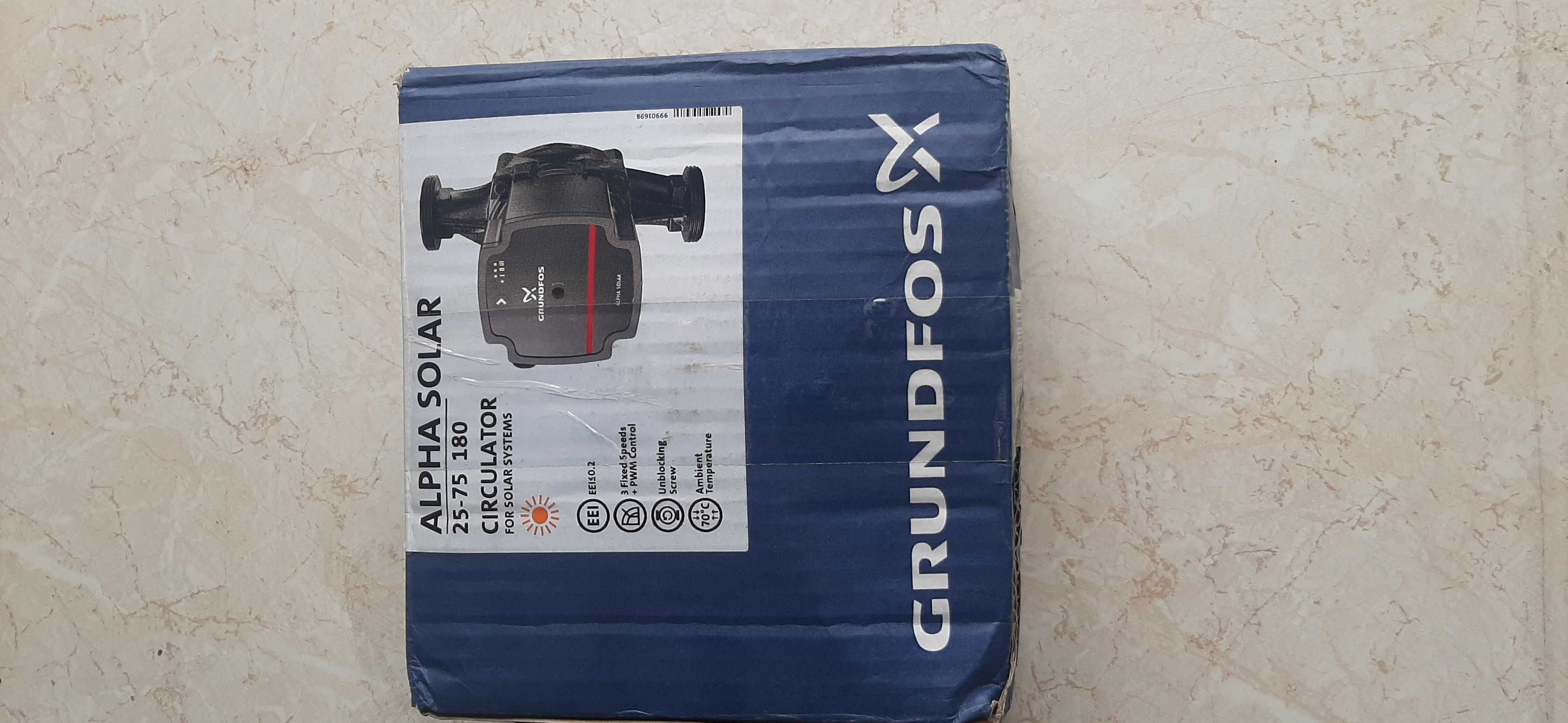 Pompa Grundfos do instalacji solarnych.