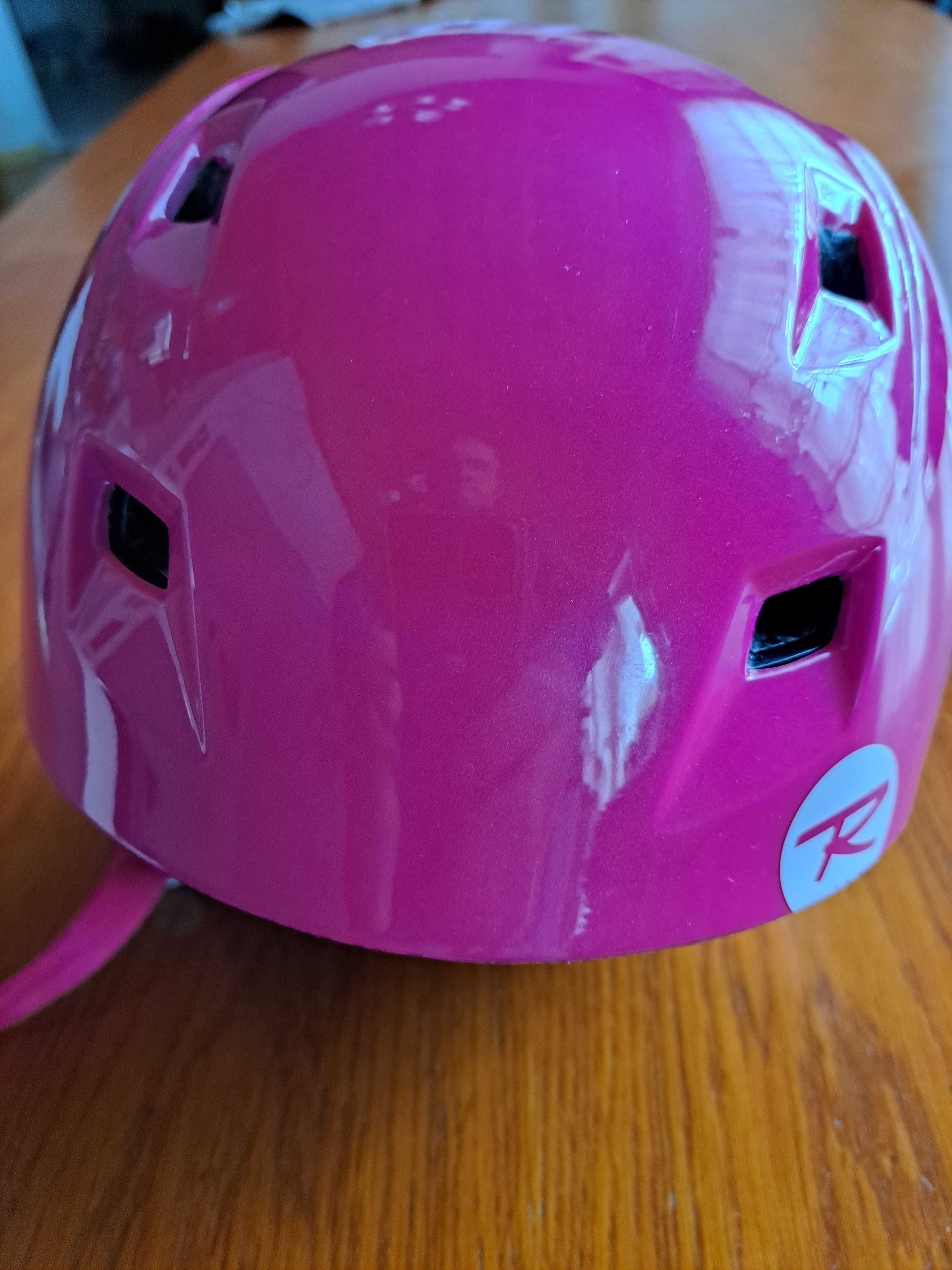Kask narciarski/rowerowy dziewczęcy Rossignol Diva ML 56-58 cm różowy