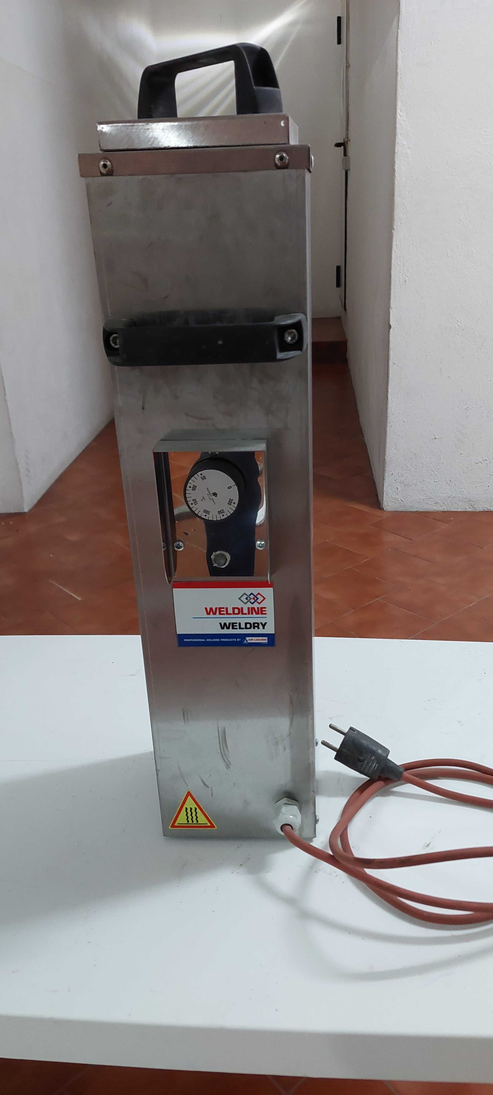 Estufa para eletrodos em aço inoxidável  com regulação de temperatura