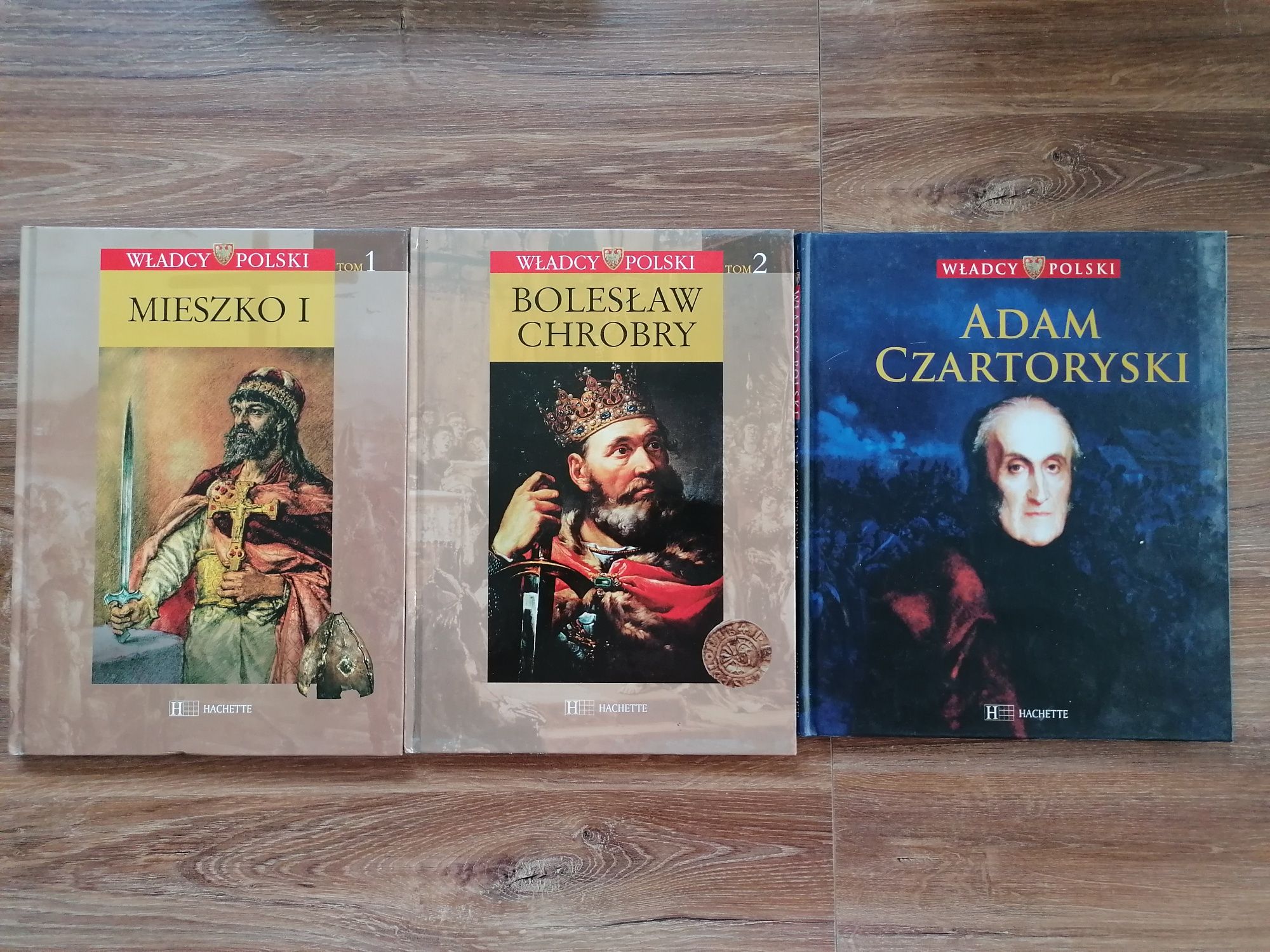 Władcy Polski - Mieszko I, Bolesław Chrobry, Adam Czartoryski - 3 ksią
