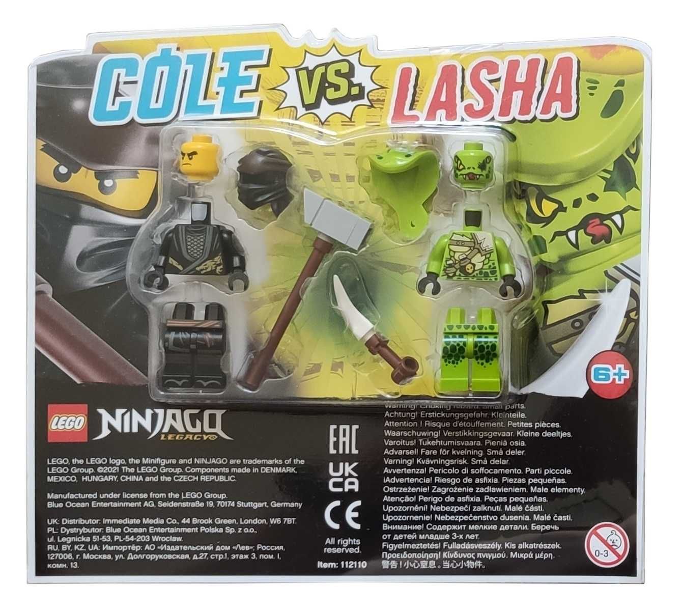 LEGO Ninjago - Cole vs. Lasha #112110 blister zestaw minifigure