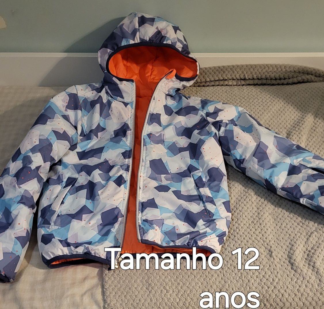 Blusão de esqui reversível