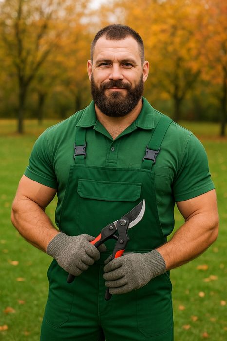 Догляд за садом • Обрізка дерев • Сервіс та прибирання територій