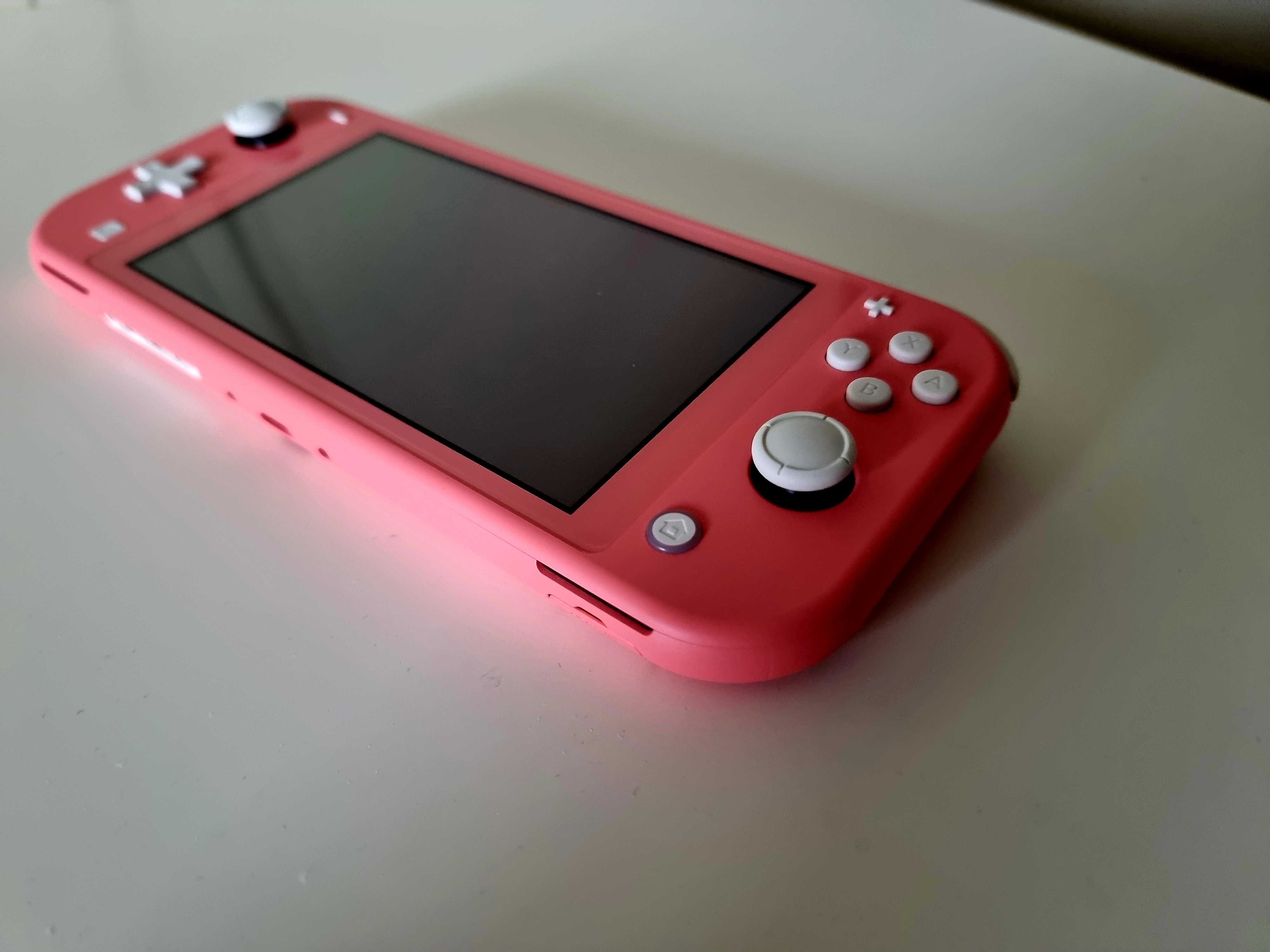 Konsola Nintendo Switch Lite komplet różowa
