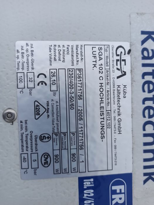 gea sga 102c parownik