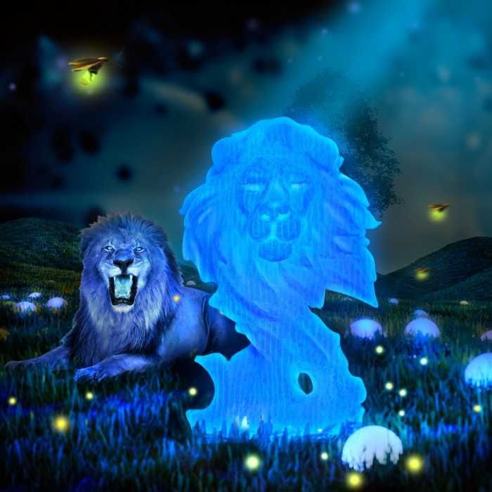 3д пластик Geeetech Luminous Blue PLA 1,75 мм світиться в темряві
