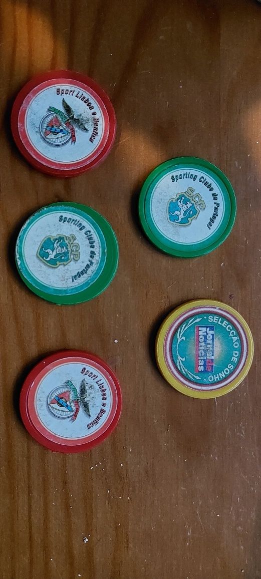 Tazos futebol varios anos