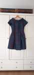 Vestido magnífico em brocado padrão leopardo Globe M