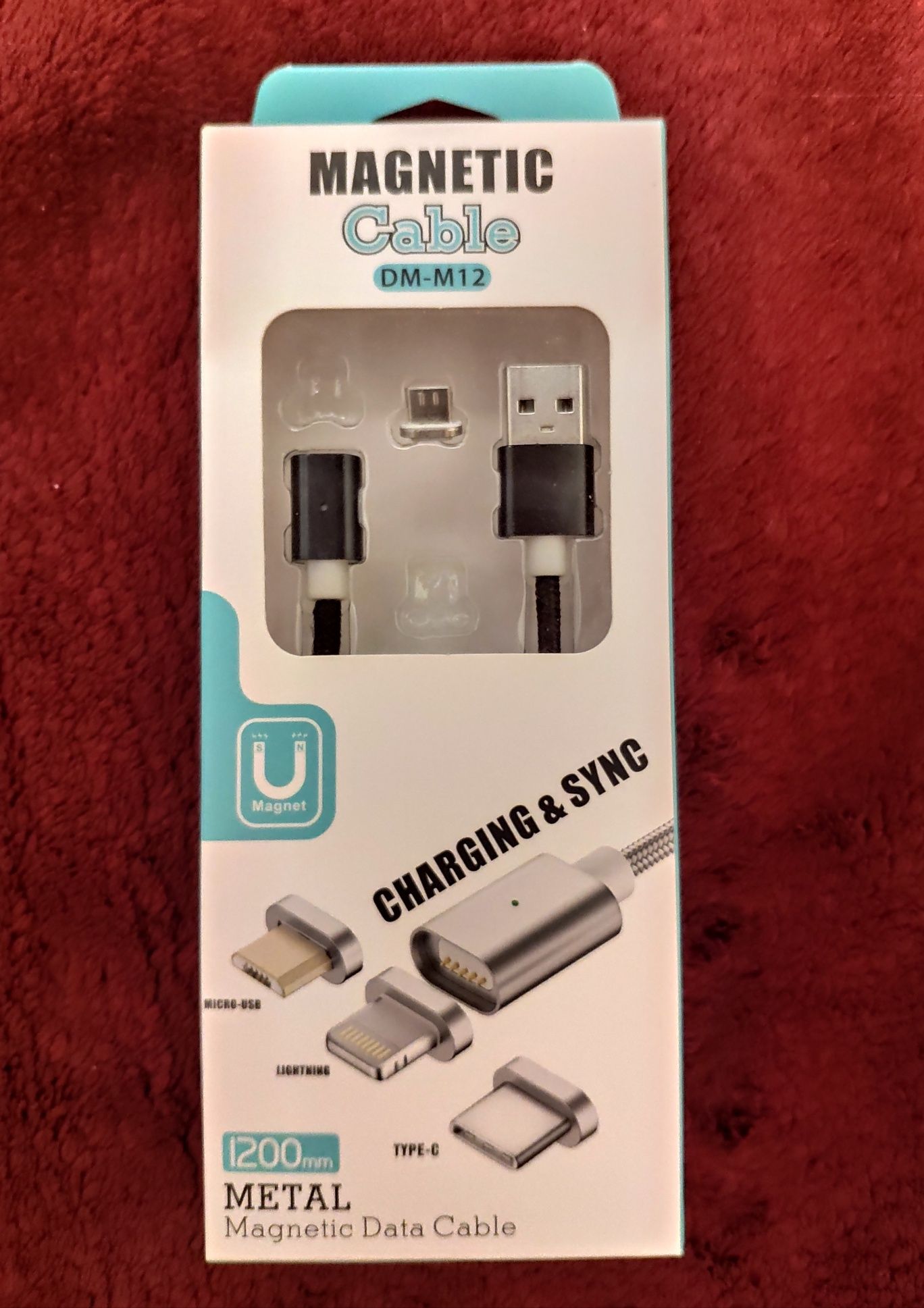 Магнитный кабель USB для зарядки