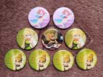 Значки, пины феи Winx Винкс, фея Динь Динь