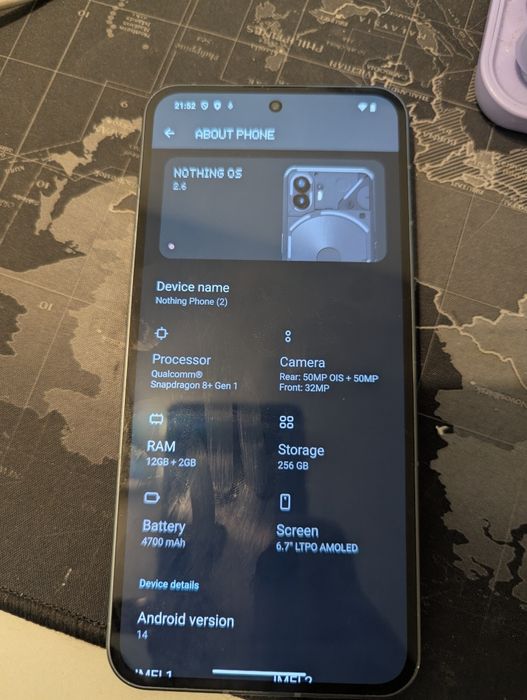 Nothing phone (2) 256gb+12gb + duas capas