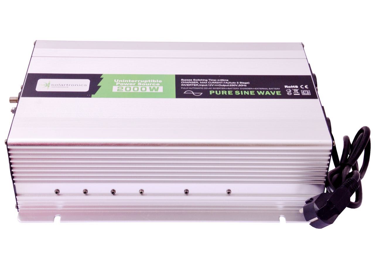 Перетворювач напруги UPS 12V NPS 2000 Watts pure SINUS UPS inverter