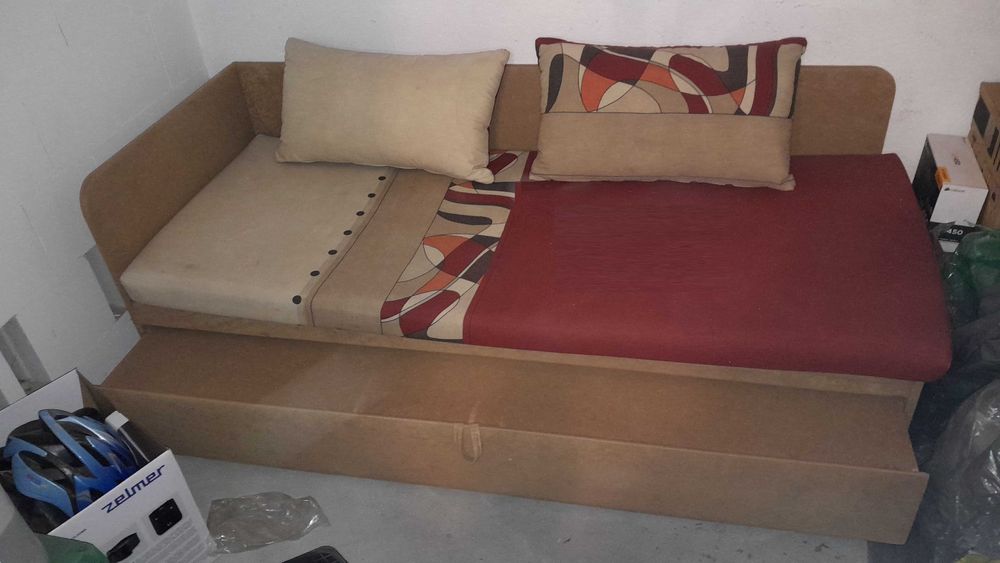 Sofa - łóżko 2-osob., rozkładane, pojemnik na pościel - Radom