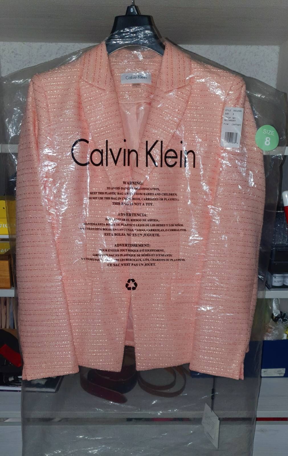 Жакет, блейзер, Calvin Klein, пиджак
