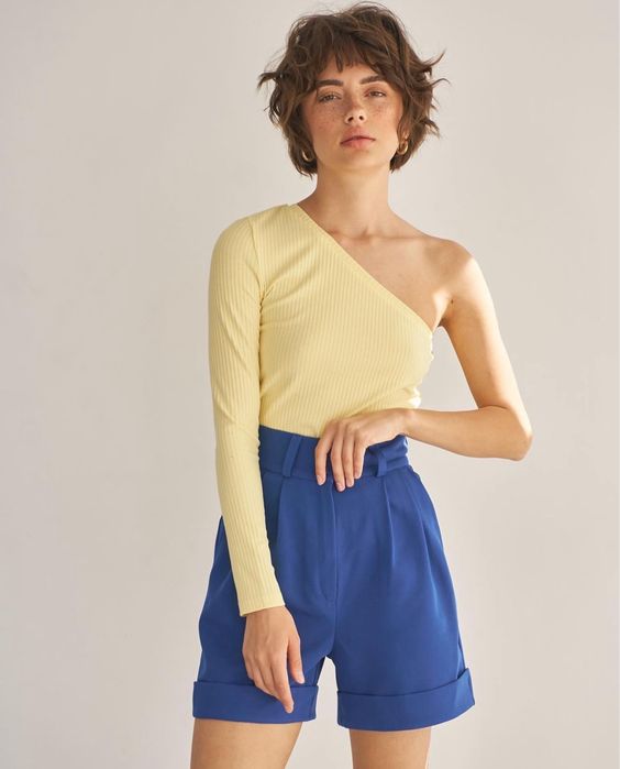 Шорти-бермуди сині