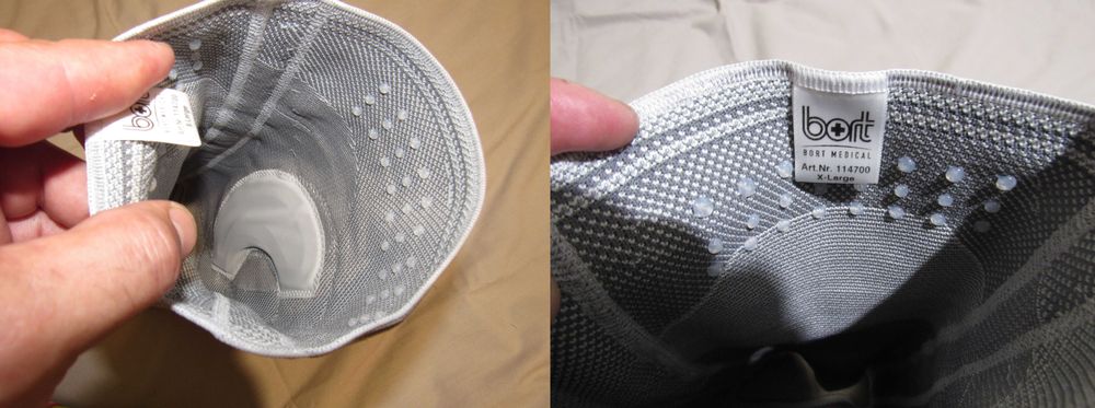 Medi Genumedi PSS, Bauerfeind GenuTrain P3 и Bort для колен