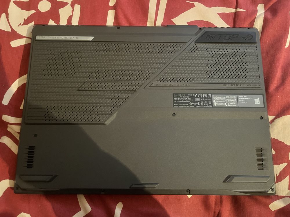 игровой ноутбук Asus Rog Strix G17 ryzen 7 5800h RTX3050ti