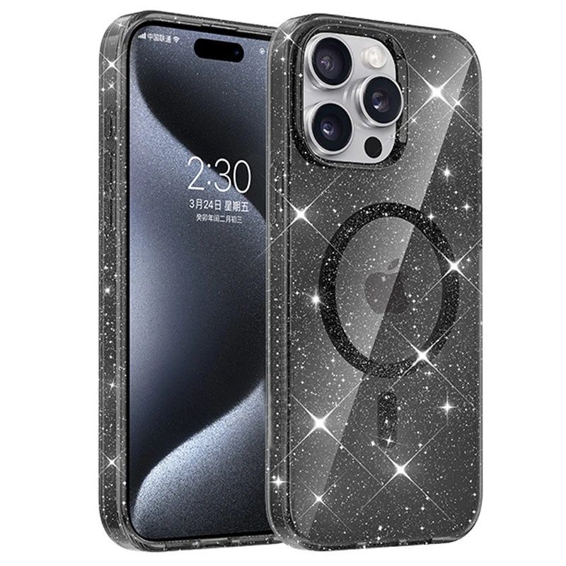 Чохол TPU Eclipse Sparkle (MagFit) для Apple iPhone 14 Pro (6.1")