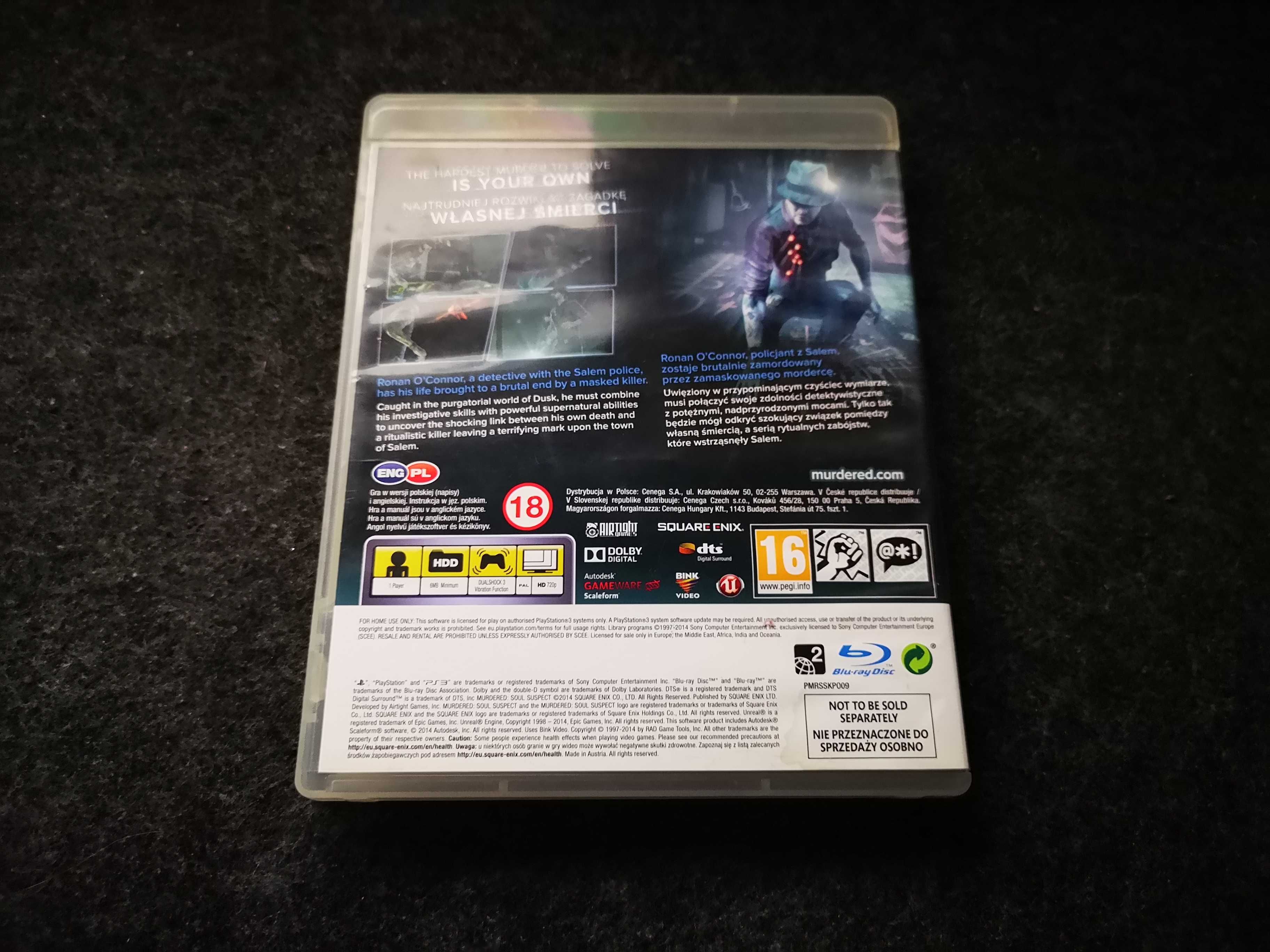 Murdered Soul Suspect Śledztwo zza Grou - PS3 - PL - Polskie wydanie!