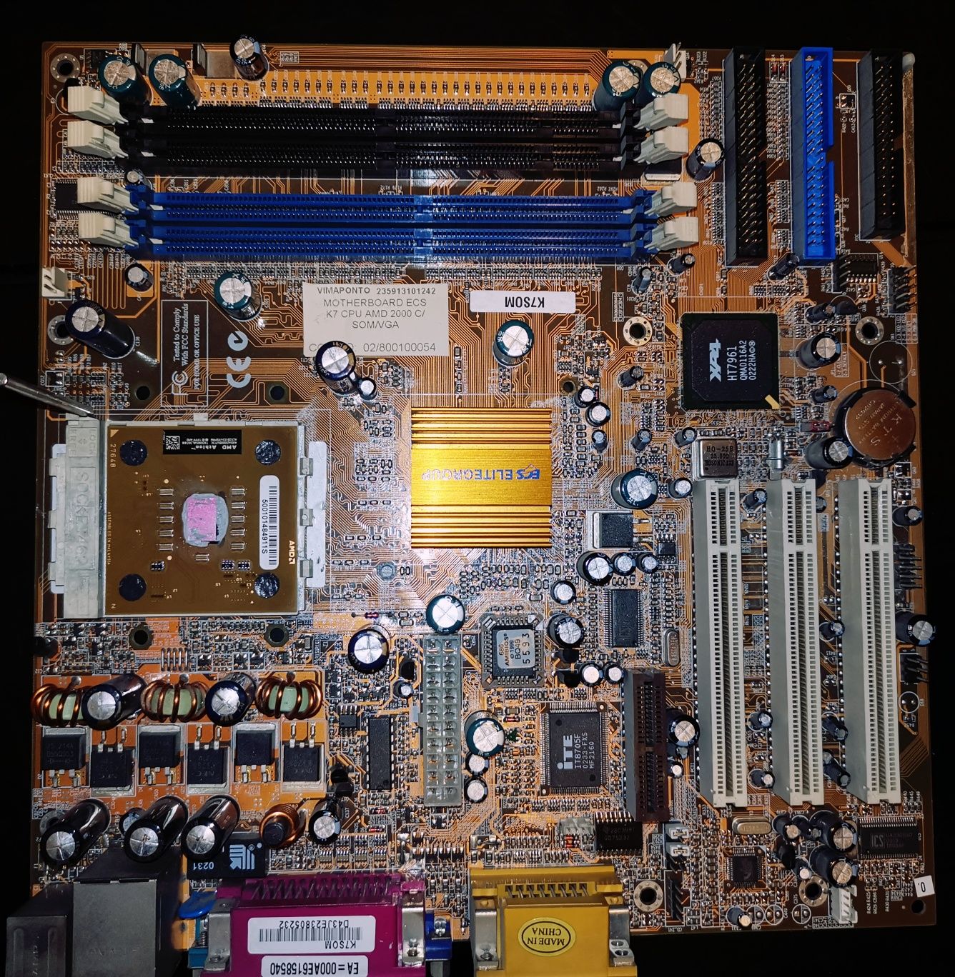 ECS EliteGroup K7SOM Motherboard