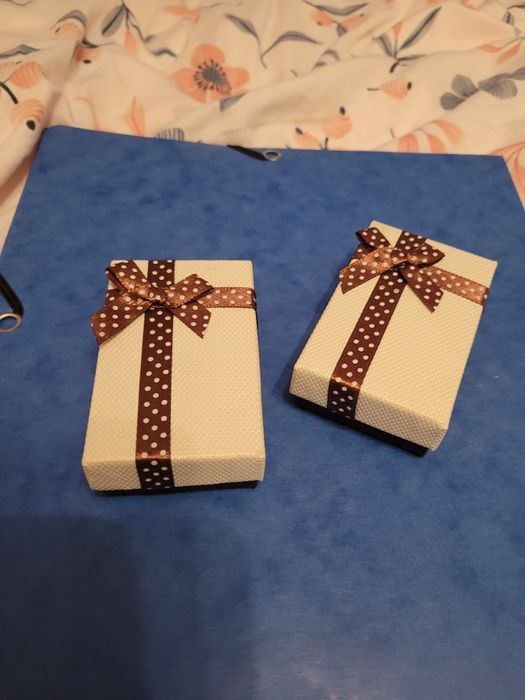 2 sliczne pudełeczka na biżuterię